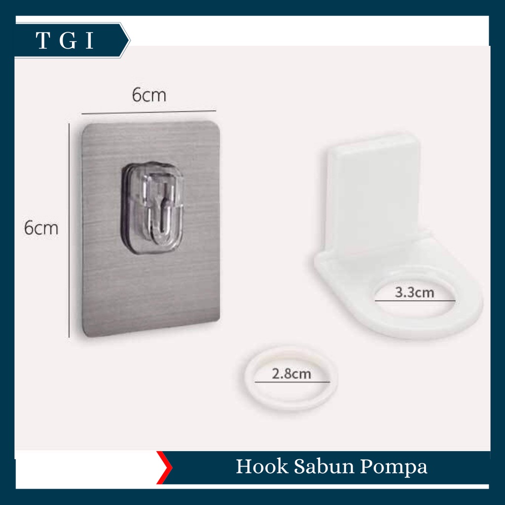 TGI - GANTUNGAN BOTOL SABUN SHAMPO DINDING KAMAR MANDI SERBAGUNA | HOLDER HOOK BOTOL SABUN MULTIFUNGSI | HOOK SABUN MANDI GANTUNGAN BOTOL SABUN SHAMPOO