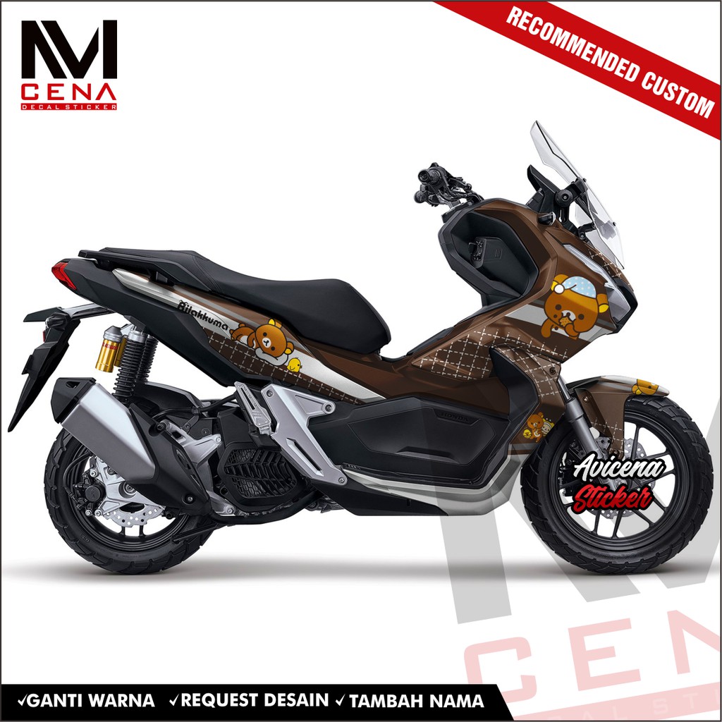 Sticker DECAL Honda ADV 150 full body, Sticker ADV, Sticker ADV 150 ,striping ADV 150 rila