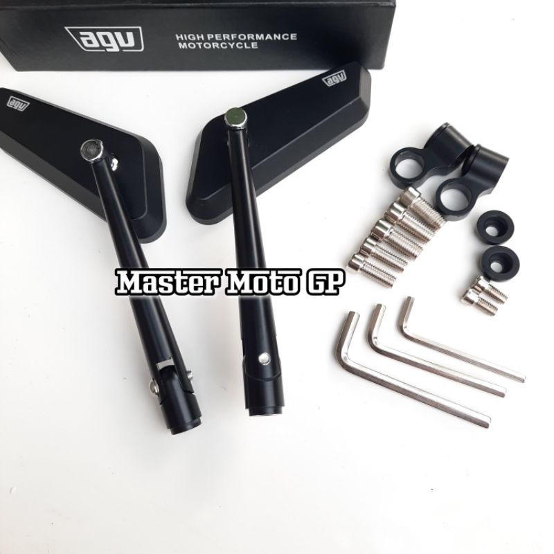 Spion circuit AGV Full cnc kaca Spion circuit Full cnc Universal Nmax pcx Adv Vario beat R15 R25 Vixion ninja Aerox Vario160 Vario150 Vario125 satria fu