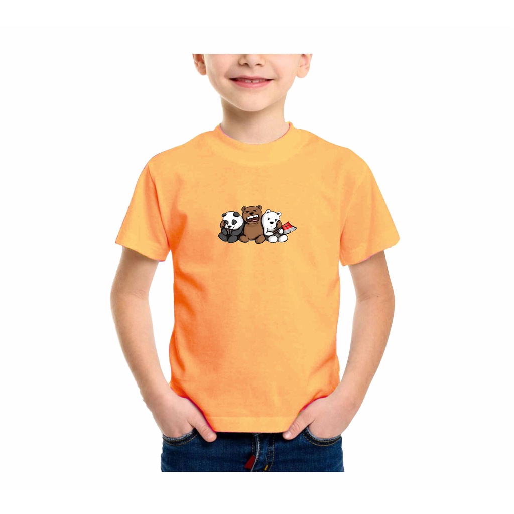 Kaos oblong anak anak bergambar print digital unisex bisa di pakai laki laki dan perempuan 004