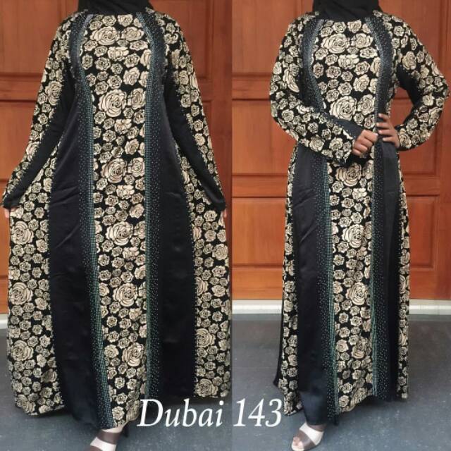 Abaya Dubai 143 - Gamis Jumbo Syari (Busana Dubai)