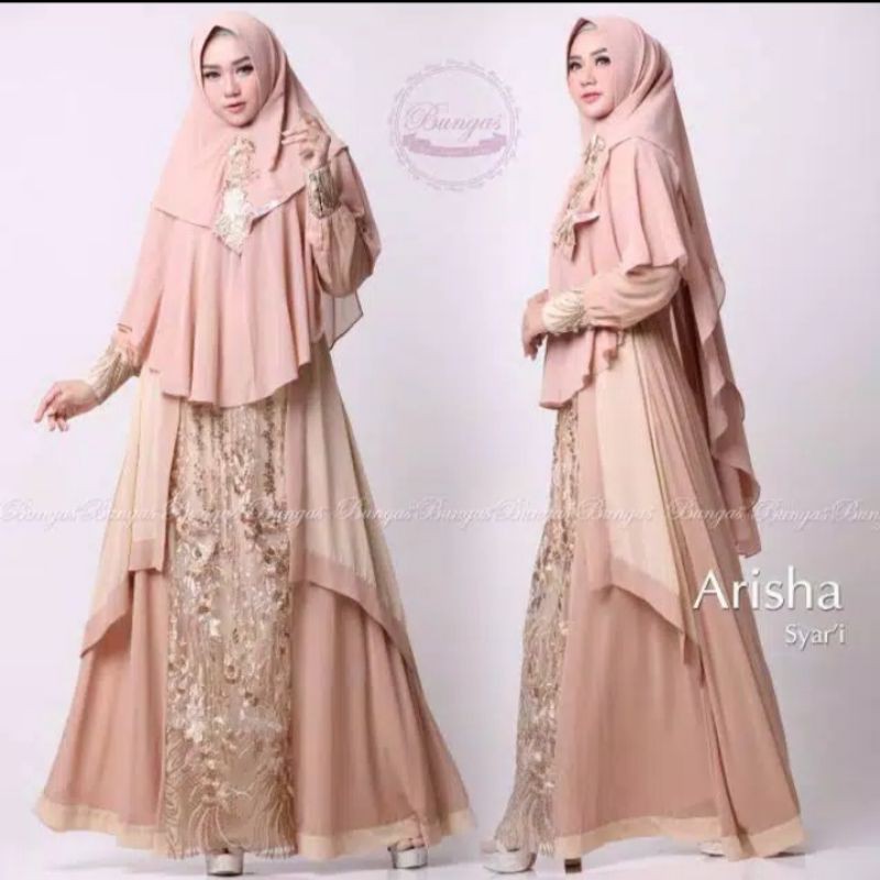 ARISHA SYAR'I ORIGINAL BY BUNGAS FASHION
