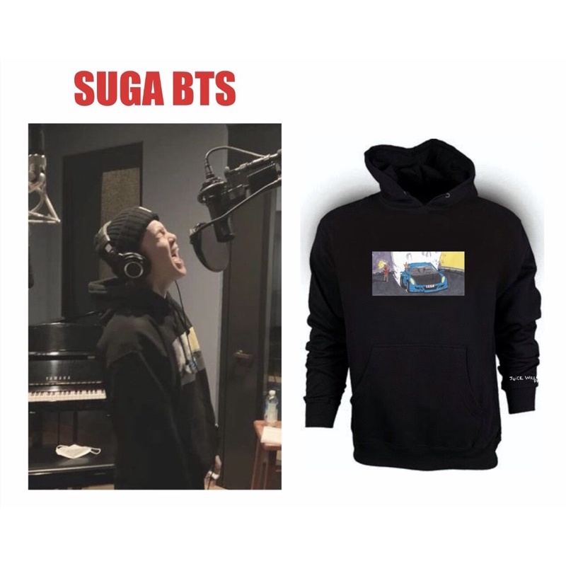 HOODIE SUGA YOONGI BTS REKAMAN
