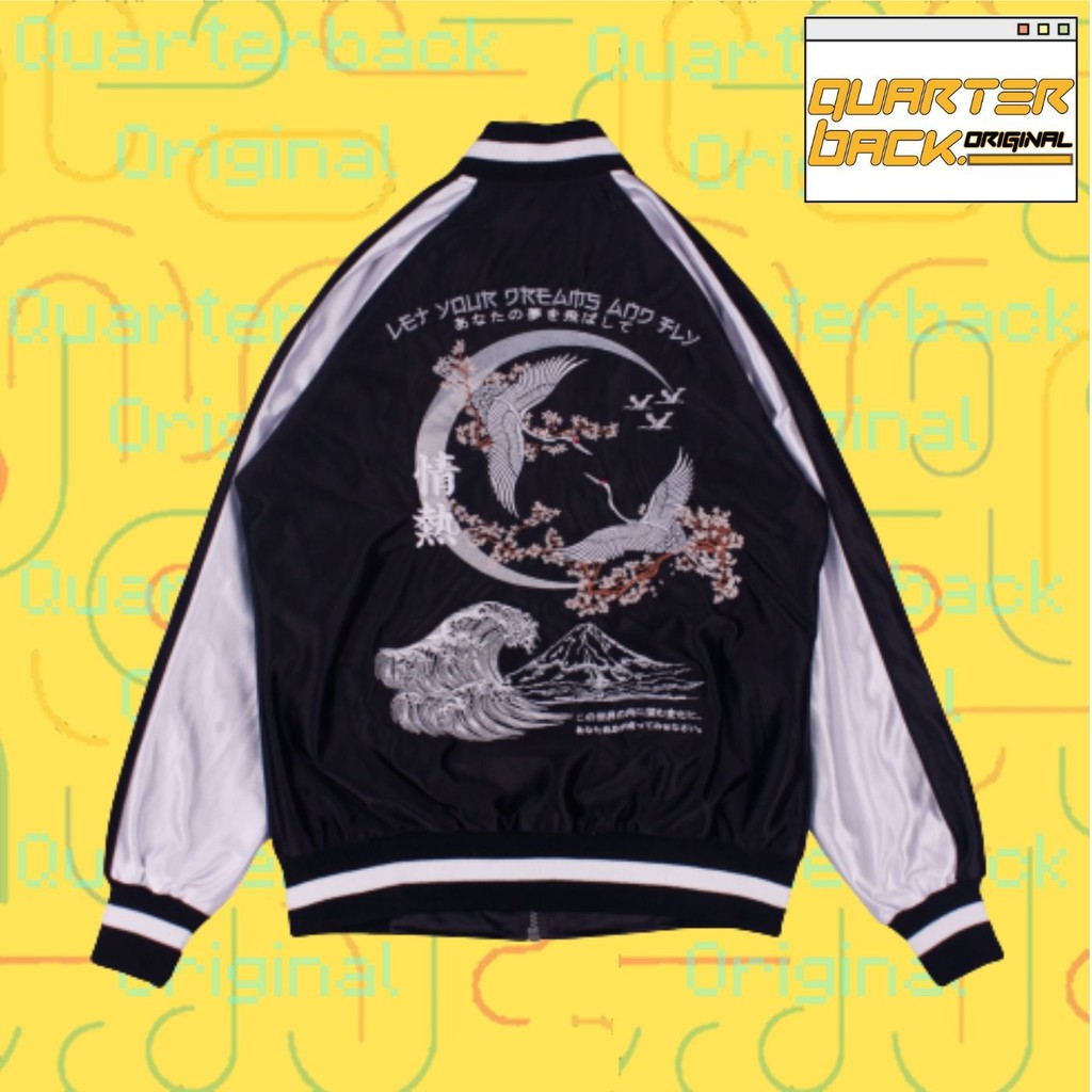 Jaket Sukajan Black Gacho by Dailybased