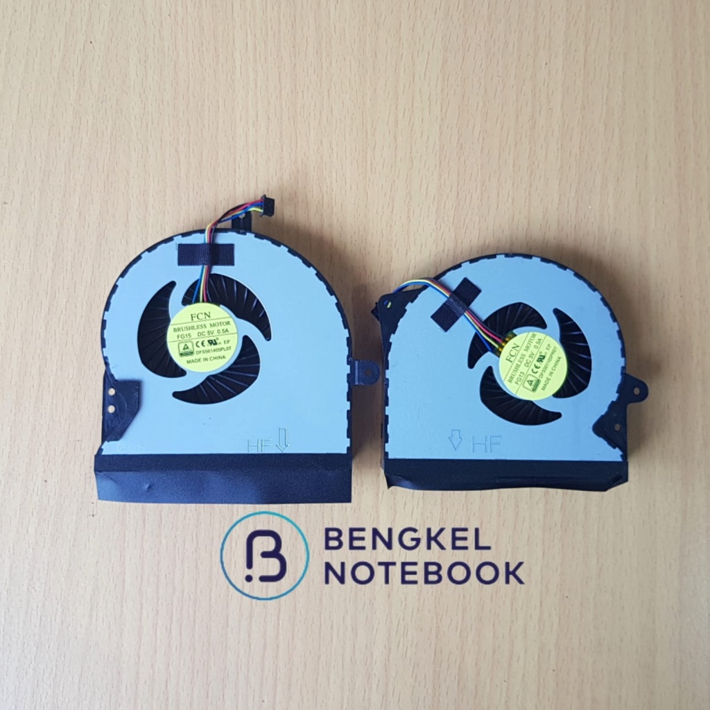 Cooling Cooler Fan Kipas Asus ROG G751 G751J G751M G751JT G751JL G751JM Sepasang