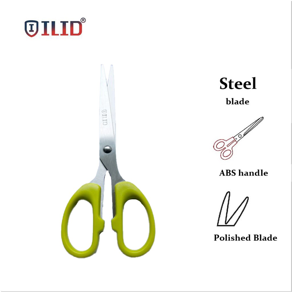 

ILID Gunting yang dilapisi anti karat kualitas tahan lama 180mm Scissors IL-120177