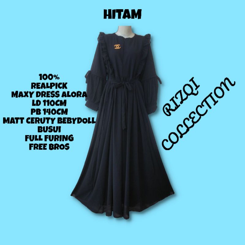 GAMIS BUSUI//KAYANA DRESS//FREE BROSS//DRESS CERUTY BEBYDOOL ARMNANY RIZQI COLLECTION