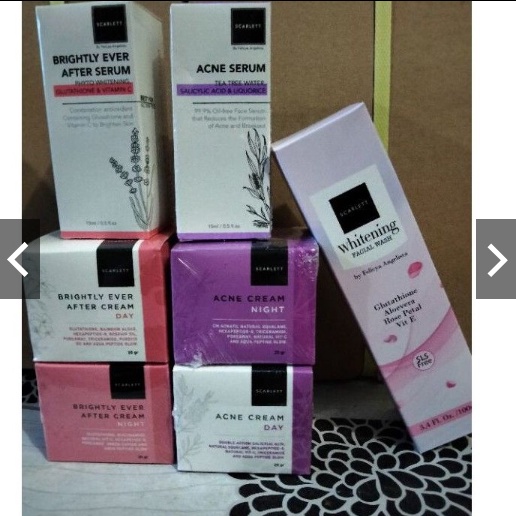 paket scarlett wajah 4 in 1 acne