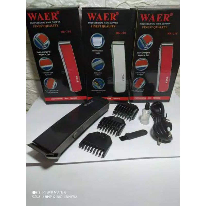 Alat Cukur Rambut Kumis Jenggot WAER WA-216 / Hair Clipper Nova 216