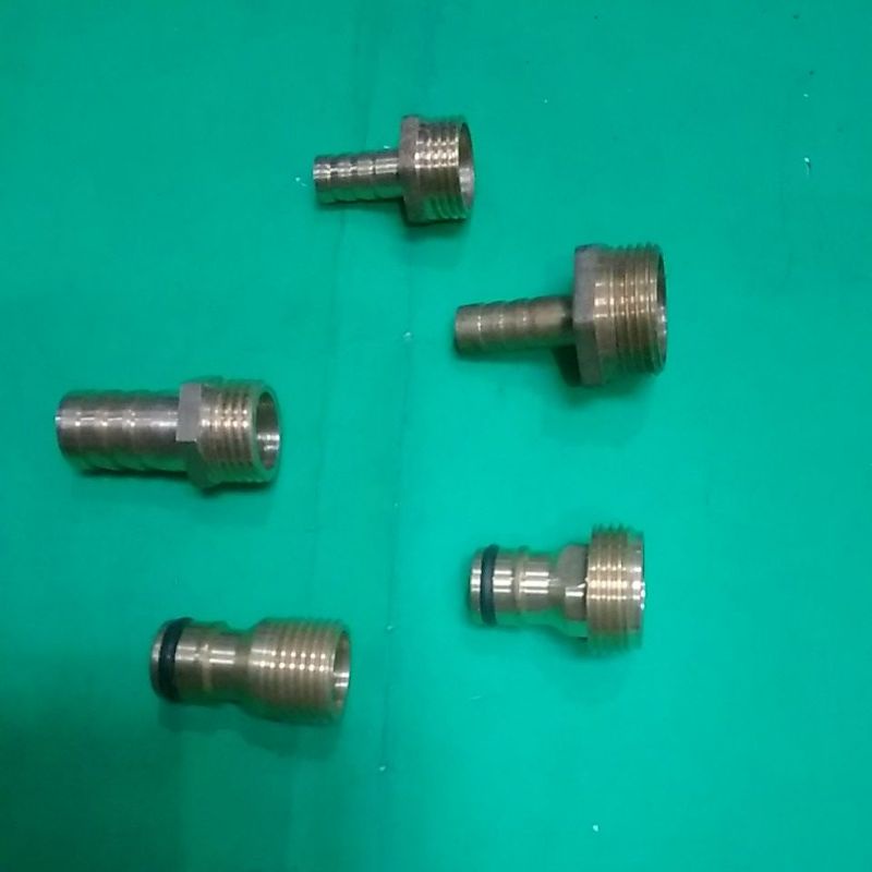 konektor selang kuningan drat luar