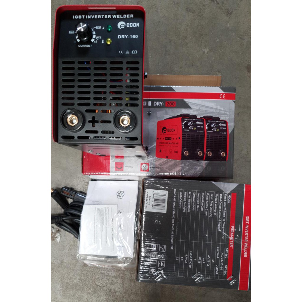 EDON 160A 160 A Mesin Las Trafo Inverter MMA Travo