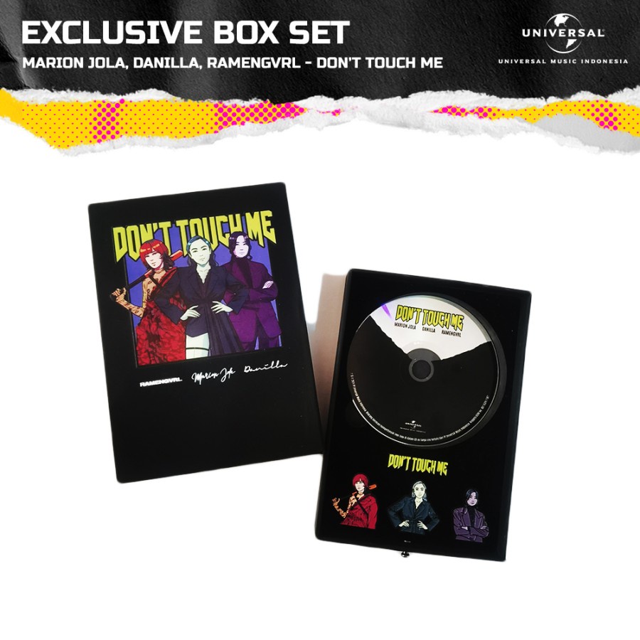 Universal Music Indonesia - Exclusive box set Marion Jola, Danilla, Ramengvrl &quot;Don't Touch Me&quot;