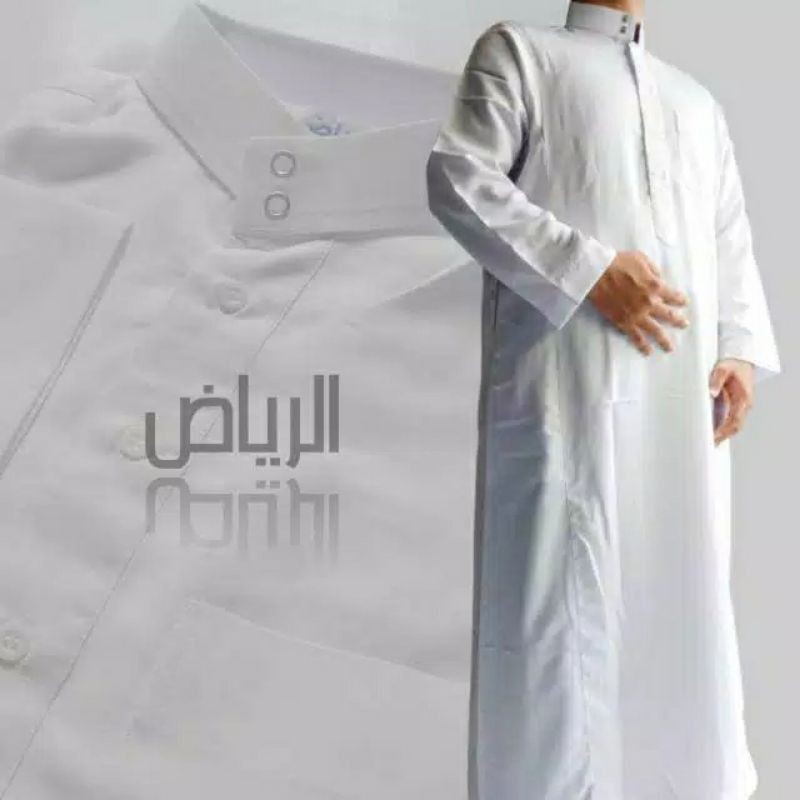 busana muslim gamis syar'i jubah ar Riyadh model Al Haramain