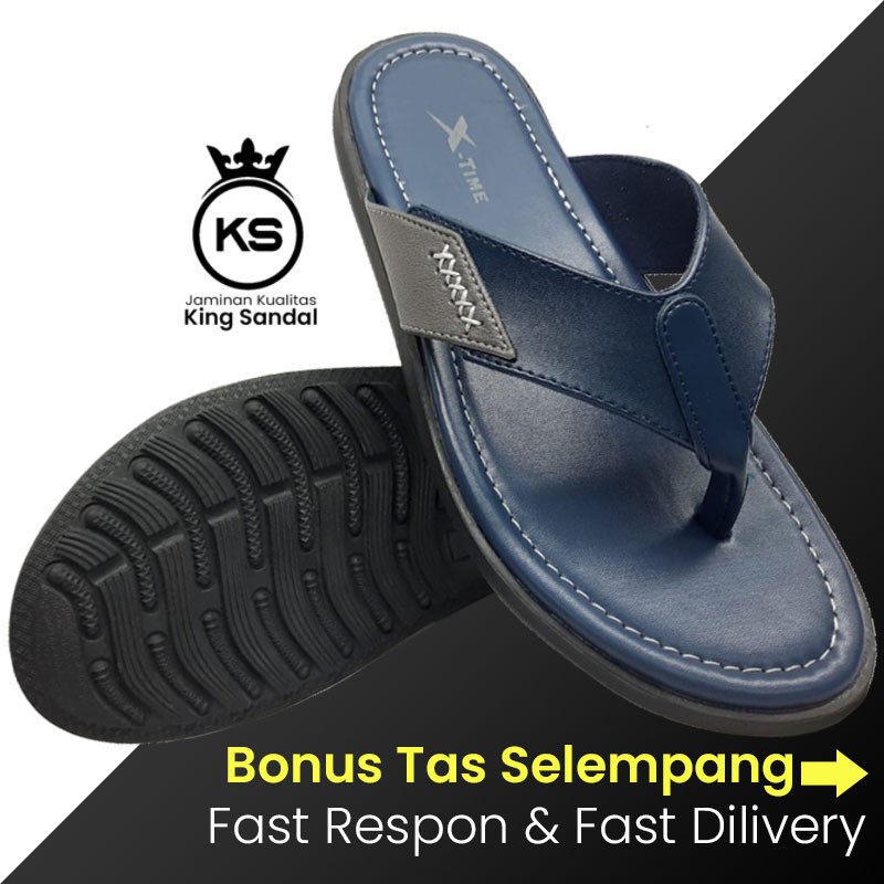 Sandal Kasual Pria Keren Terbaru 2020 XTime Agano Jepit