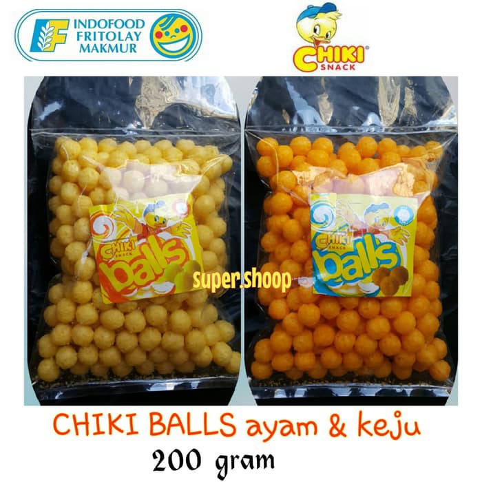 

chiki balls keju ayam chiki balls snack indofood cemilan kiloan ~ kp435