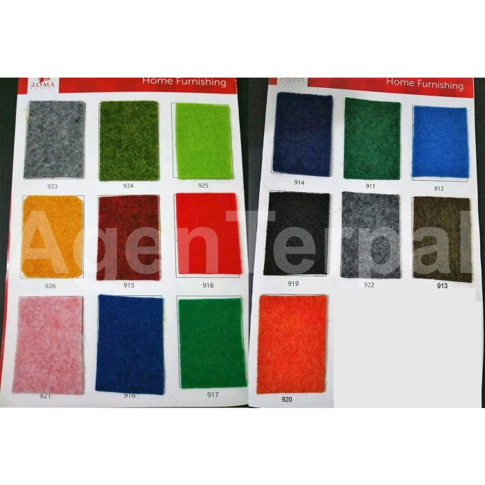 TIKAR-KARPET- METERAN KARPET POLOS / KARPET PAMERAN / KARPET PANGGUNG MERK ROMA -KARPET-TIKAR.