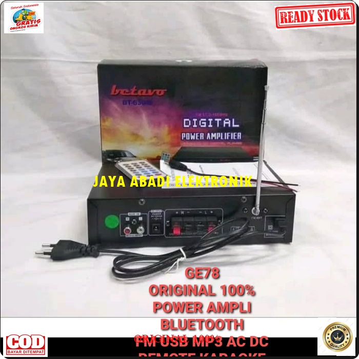 G78 BETAVO POWER AMPLI BLUETOOTH REMOTE MIXER MIXING KARAOKE AMPLIFIER AC DC USB MP3 PLAYER SOUND AUDIO PRO PROFESIONAL AUX DJ ACARA MEETING CERAMAH PIDATO ACARA MASJID DLL  PORTABLE ECHO WIRELESS SPIKER SPK SPEKER MMC PENGERAS SUARA JENIS ACARA PANGGUNG