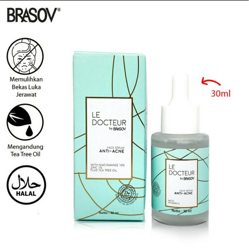 BRASOV LE DOCTEUR Serum Wajah - Brasov Face Serum - 30ml