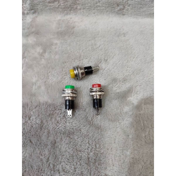 SAKLAR PUSH BUTTON ON 2 KAKI / 2 PIN TANGGUNG