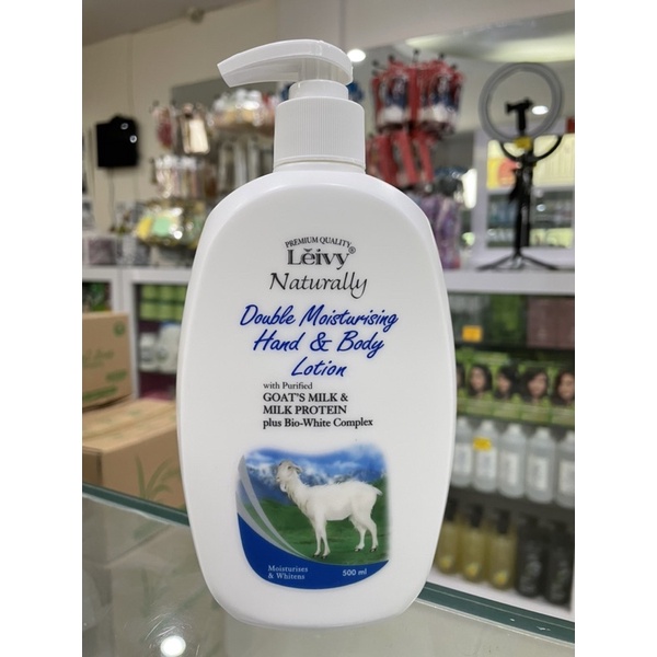 Leivy Double Moisturising Hand &amp; Body Lotion Goats Milk