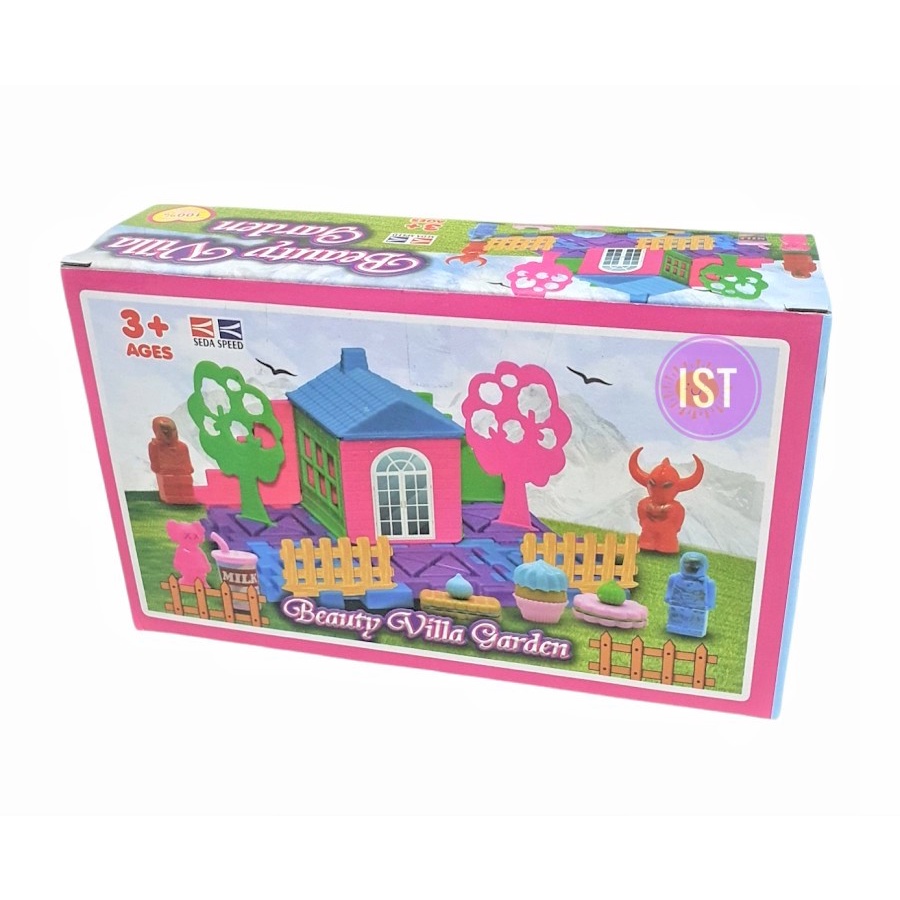 MWN Mainan Block Beauty Villa Garden BL3838