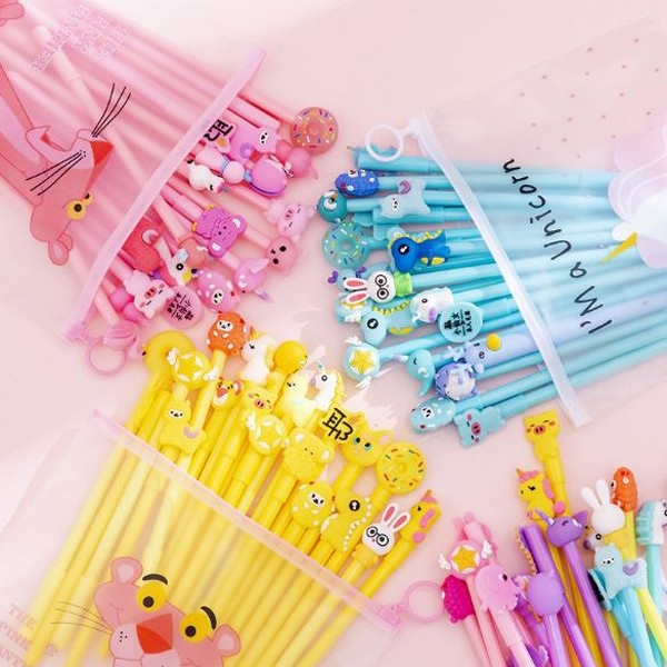 [WS] PULPEN GEL MOTIF KARAKTER  MELODY LUCU / BOLPEN GEL KARAKTER