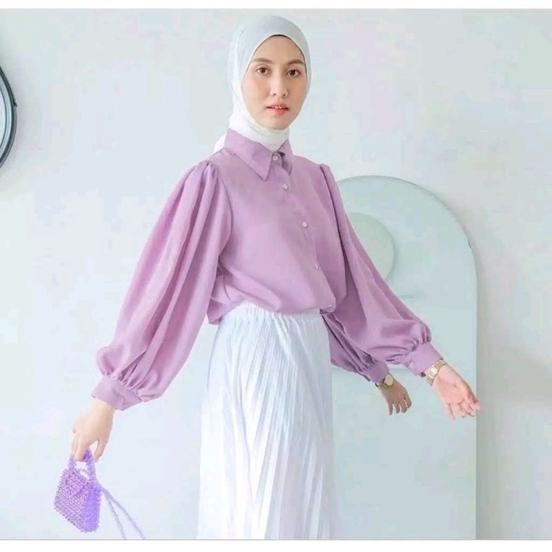 KEMEJA MEGAN / KEMEJA RAYON / VIENA BLOUSE / BLOUSE WANITA /  ATASAN WANITA