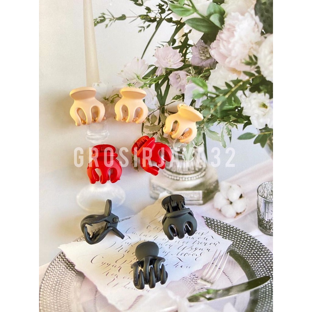 (GROSIRJAYA32) Jedai Doff Mini Korea Fashion Untuk Anak Remaja Lucu Jepitan Poni