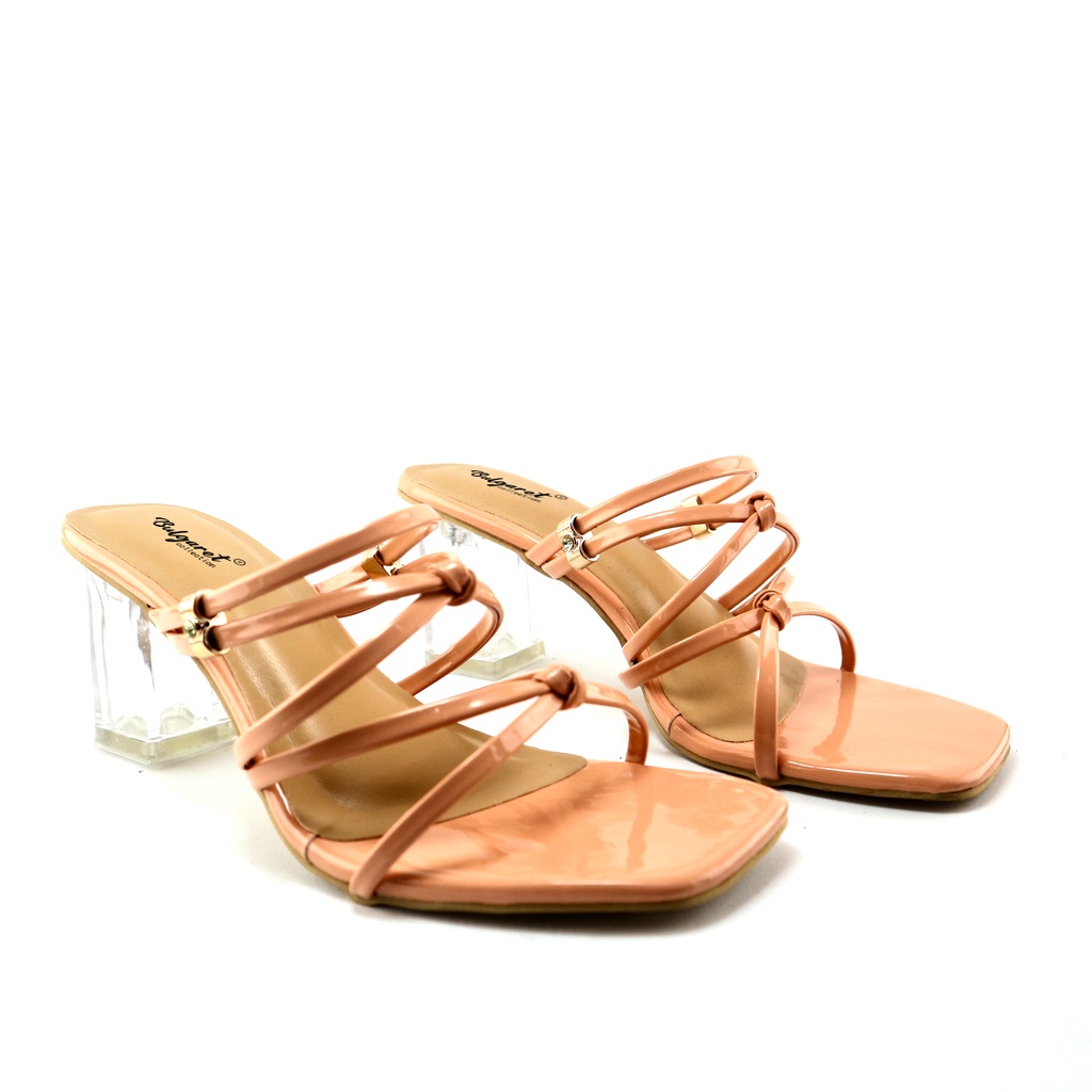 SANDAL HEELS WANITA TALI BELAKANG SILANG MC-R 52