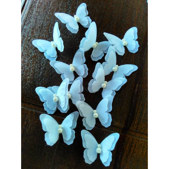 Aplikasi (aplikasi solder) kupu organza 05