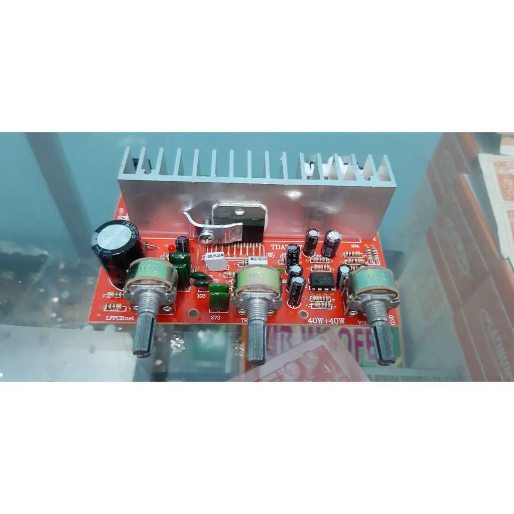 KIT POWER AMPLIFIER TDA7377 STEREO 2X40WATT SUARA MANTAB