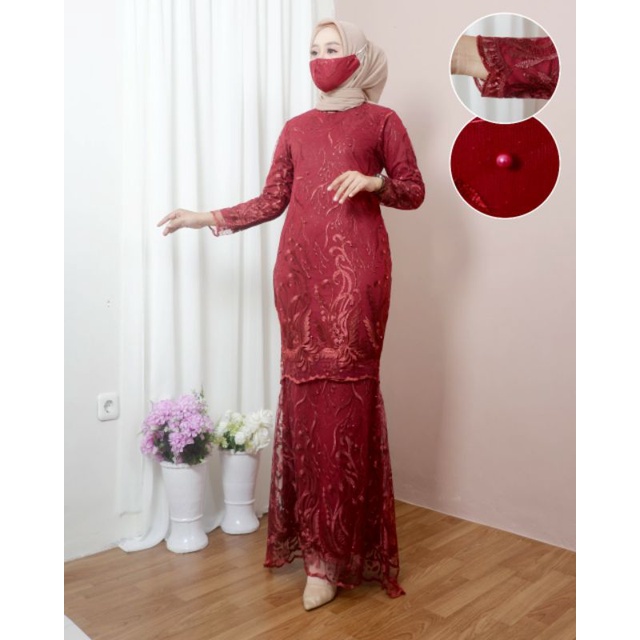 Gamis Duyung / Kebaya Modern / Gamis Pesta / Gamis / Kebaya Brukat / Kebaya / Gamis Modern /