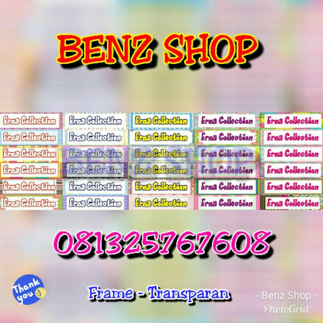 

Label nama anak waterproof /Stiker nama anti air transparan