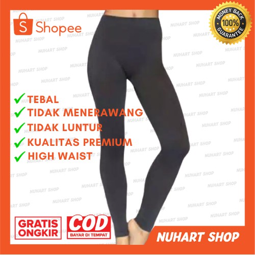 PINKDOSE Celana Legging Leging Panjang Tebal Premium Lembut / Import / Legging Polos Tebal / Fashion Wanita