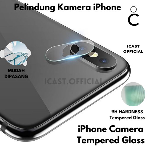 Pelindung Kamera iPhone 7 - 13 Pro Max Tempered Glass Camera iPhone Camera Protector