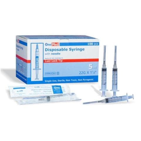 Syringe 5cc Onemed box 100pcs OJ