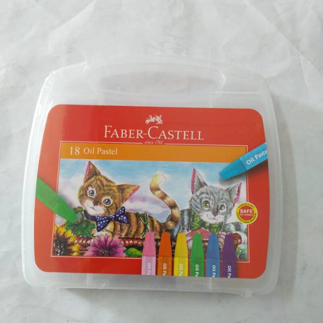 

Oil Pastel 18 warna / krayon Faber Castell