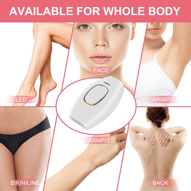 IPL Alat Penghilang Bulu Permanen Tubuh Wajah Kaki Kulit Alat IPL Hair Removal Tools Murah