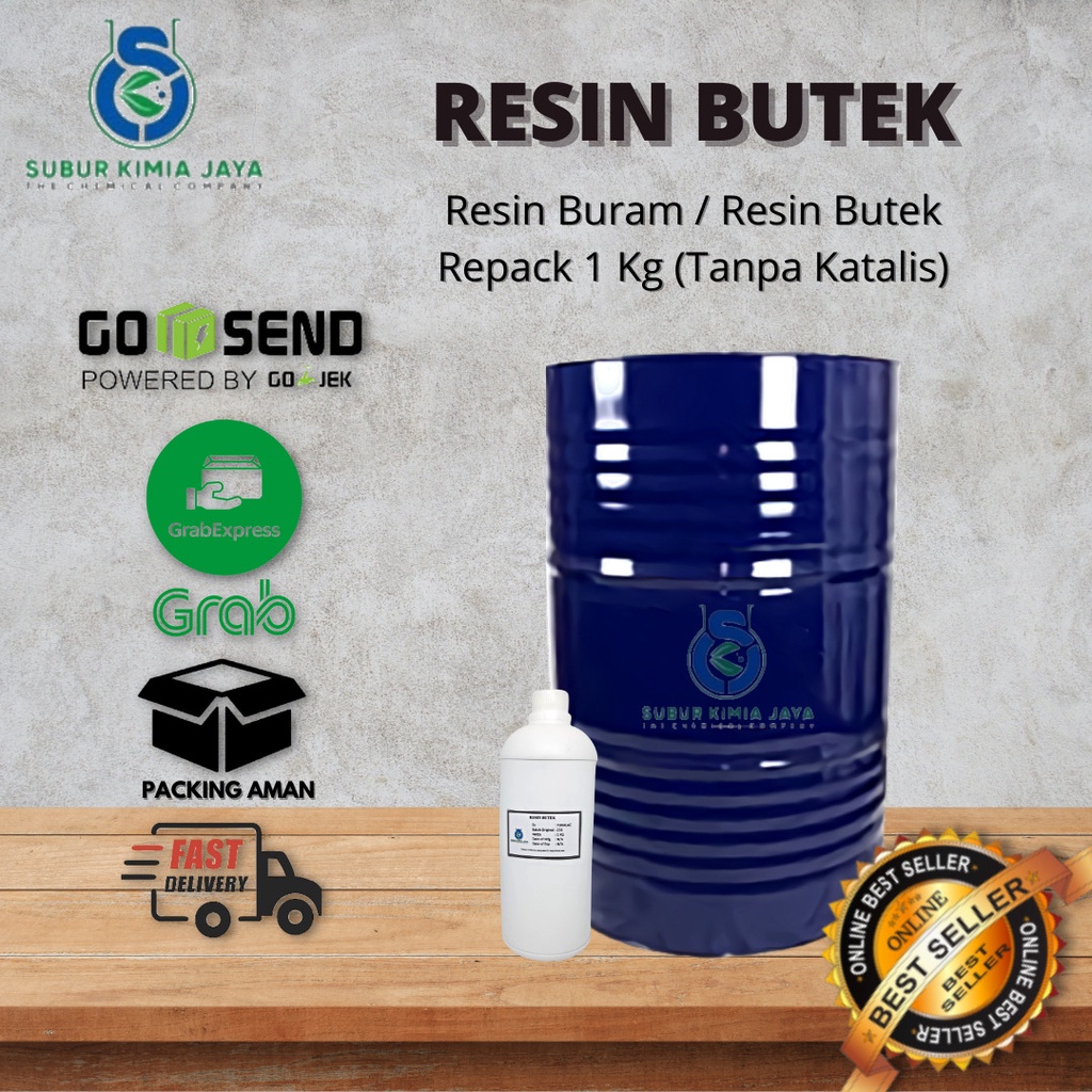 

Resin Butek / Resin Buram 1 KG Tanpa Katalis Premium