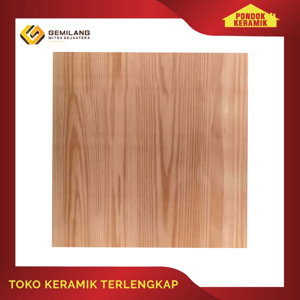 Jual Keramik Lantai Gemilang X Pine Wood Charcoal Shopee Indonesia