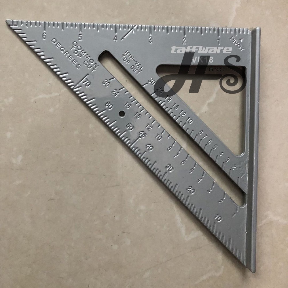 

Penggaris Siku Mistar Triangle Ruler Aluminium