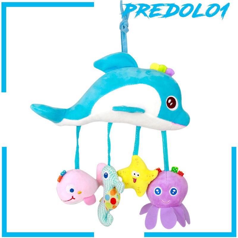 (Predolo1) Mainan Boneka Stuffed Plush Hewan Gantung Untuk Stroller / Car Seat Bayi