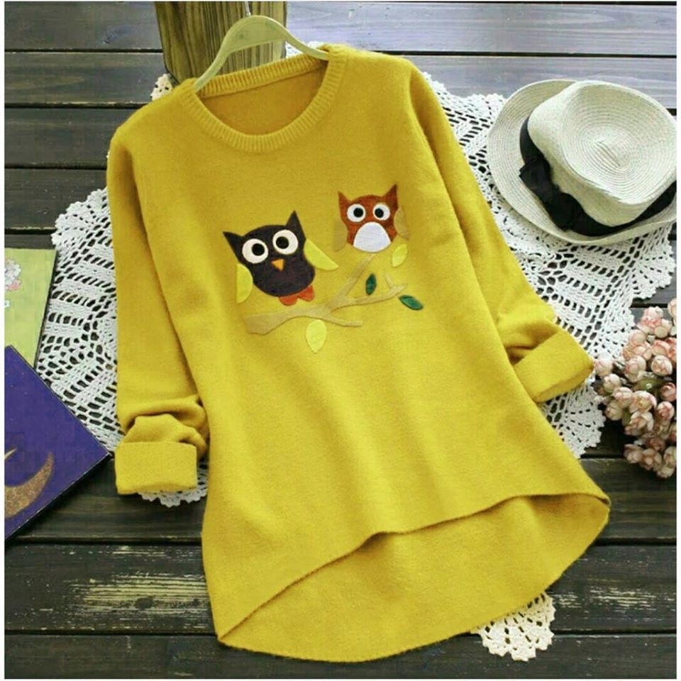 SALE ZM847 Tunik qq owl
