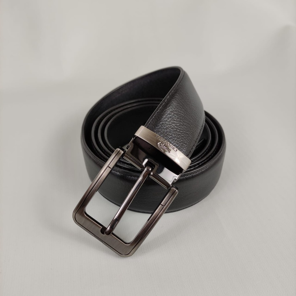 Sabuk Ikat Pinggang Belt Kulit Asli Pria - GEKO Men Belt Leather