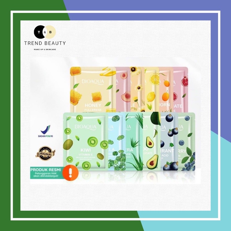 BIOAQUA SHEET MASK VIRAL MURAH / MASKER BIOAQUA