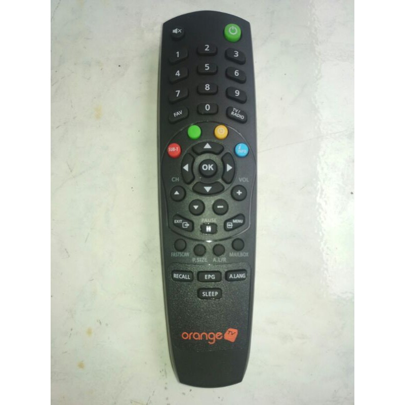 remote orange tv