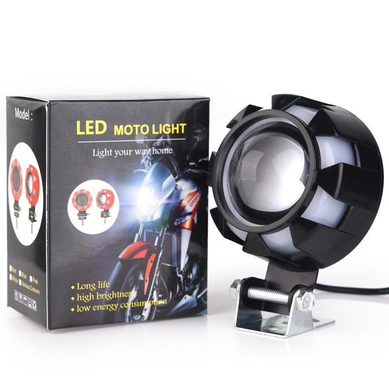 Lampu tembak motor flash angel eye nyala rgb devil eye nyala merah