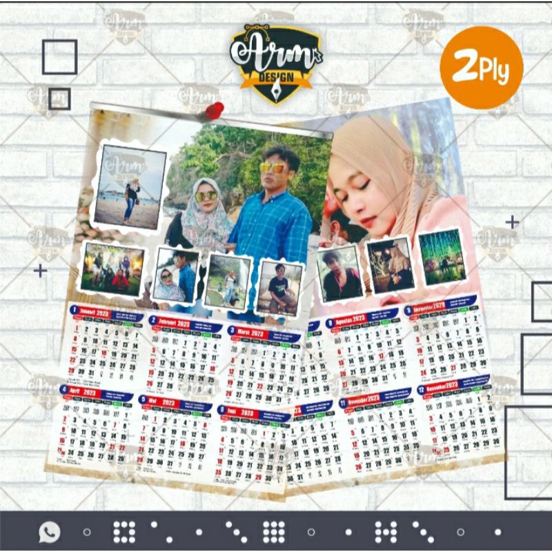

KALENDER 2025 CUSTOM FOTO TERLARISS!!