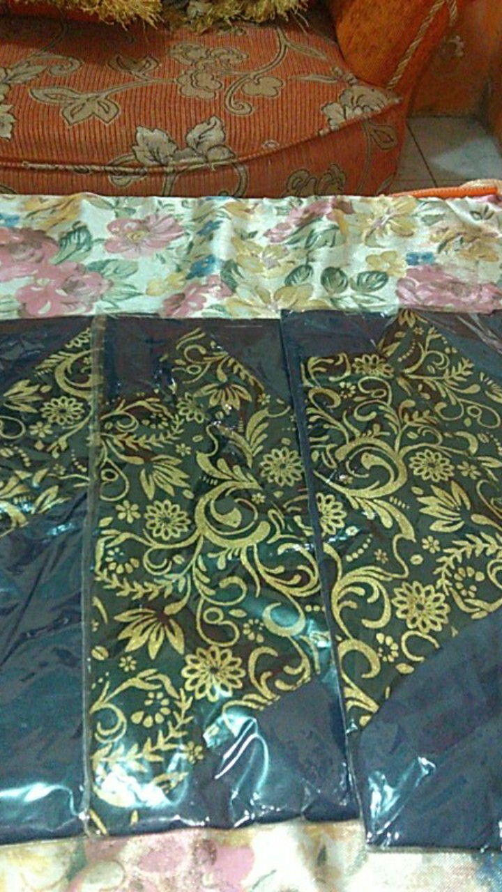 Kemeja Batik Kombinasi Pria Lengan Pendek Termurah & Terlaris Size M,l,xl,xxl ( Original ) #1