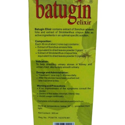 BATUGIN ELIXIR 300 ML - MELURUHKAN BATU GINJAL